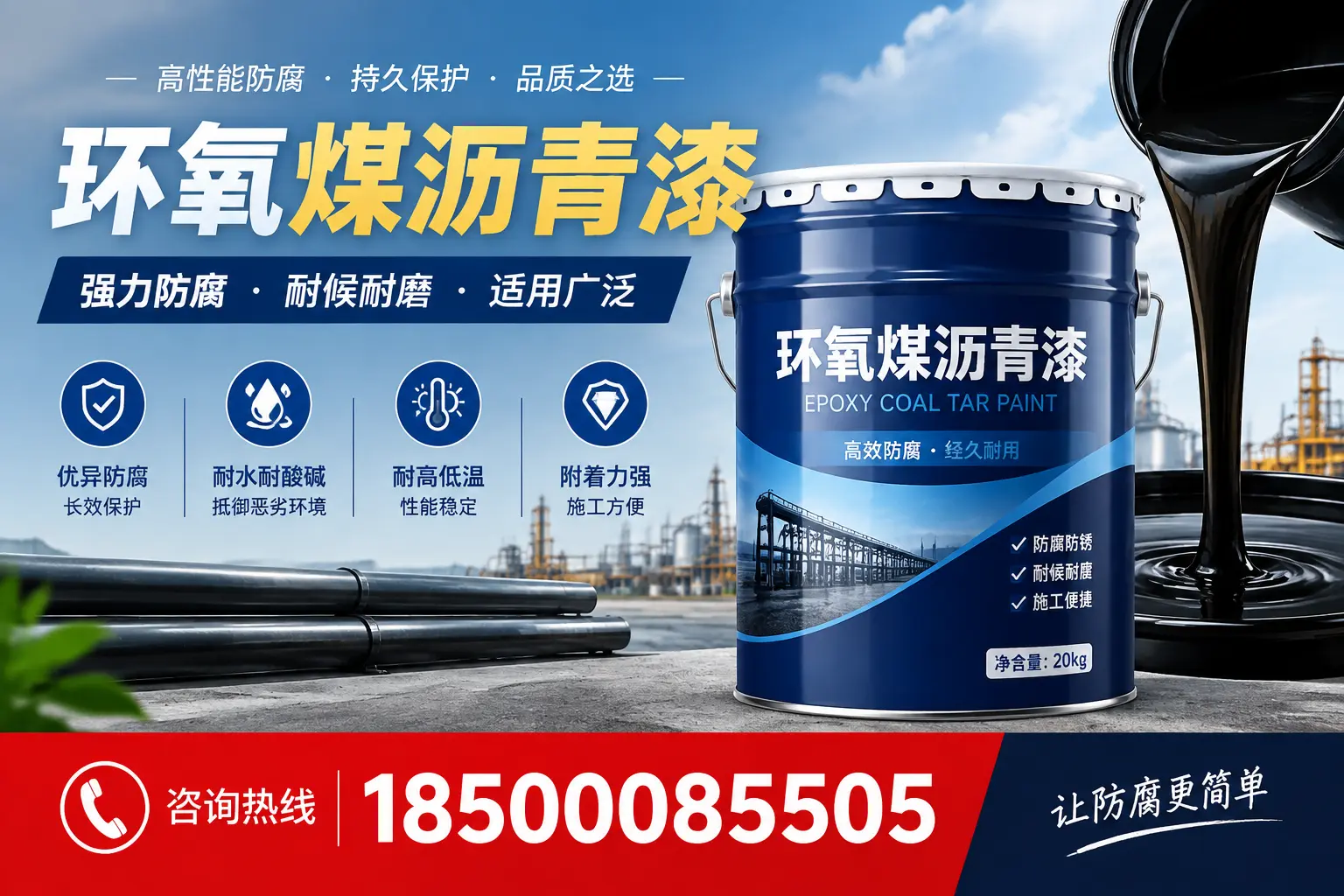 环氧煤沥青漆在不同气候条件下的表现分析,宜春适用性